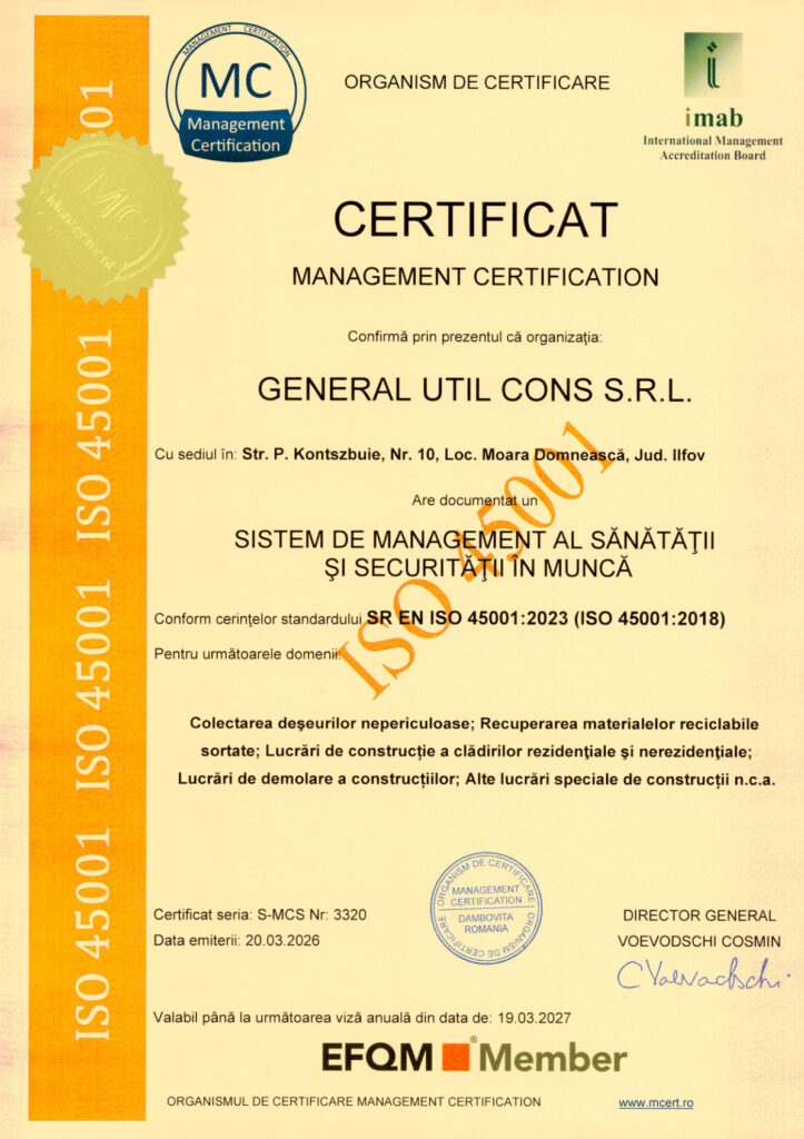 GENERAL UTIL CONS 45001