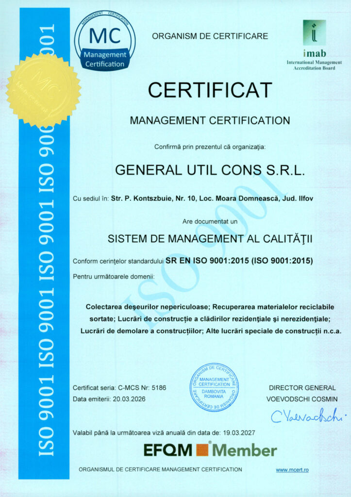 GENERAL UTIL CONS 9001
