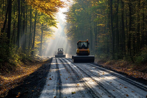 Terasamentele pentru drumuri de exploatare forestieră: acces în natură